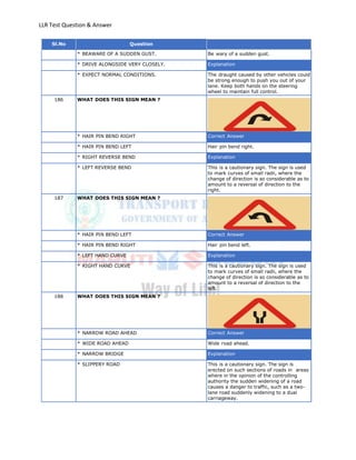 Llr test english_totalquestions | PDF