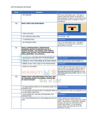 Llr test english_totalquestions | PDF