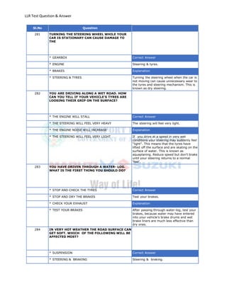 Llr test english_totalquestions | PDF