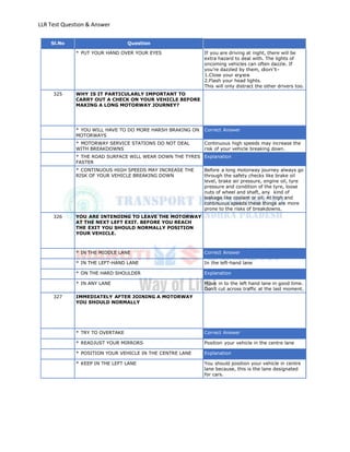 Llr test english_totalquestions | PDF