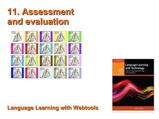 11. Assessment11. Assessment
and evaluationand evaluation
Language Learning with WebtoolsLanguage Learning with Webtools
 