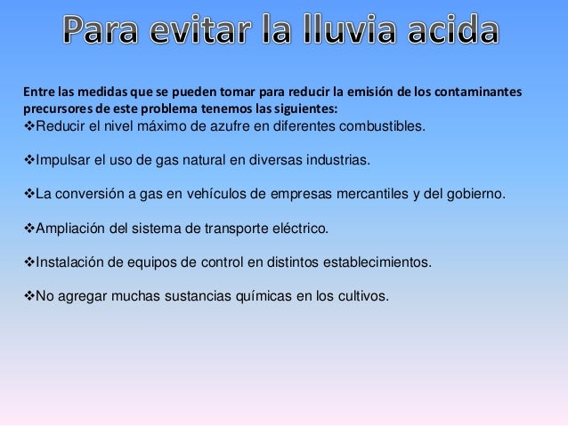 Lluvia acida
