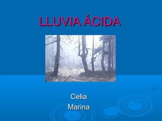 LLUVIA ÁCIDA

Celia
Marina

 