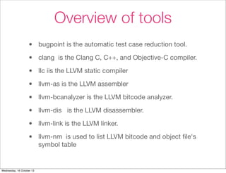 LLVM Compiler - Link Time Optimization | PPT
