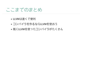 LLVM
          LLVM
   LLVM
 