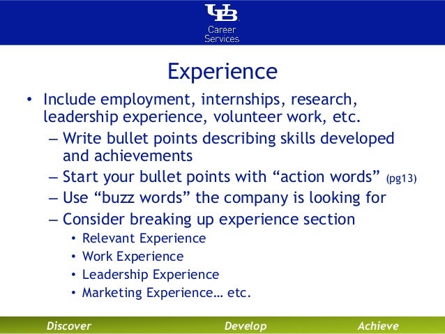 adding volunteer work to resumes