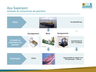 A oficina do pré-sal no Brasil: sede natural paraosserviços e produtospara a indústria do petróleo e gás;