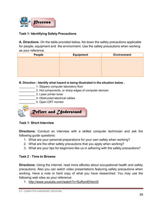 Example Safety Precautions Computer Lm computer hardware | PDF