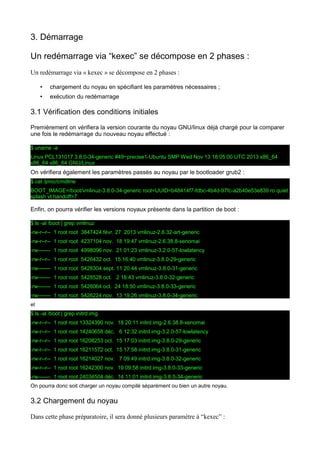 Chargez un noyau linux sans reboot avec kexec | ODT