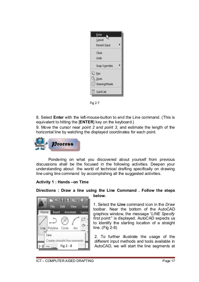 technical drafting learning module
