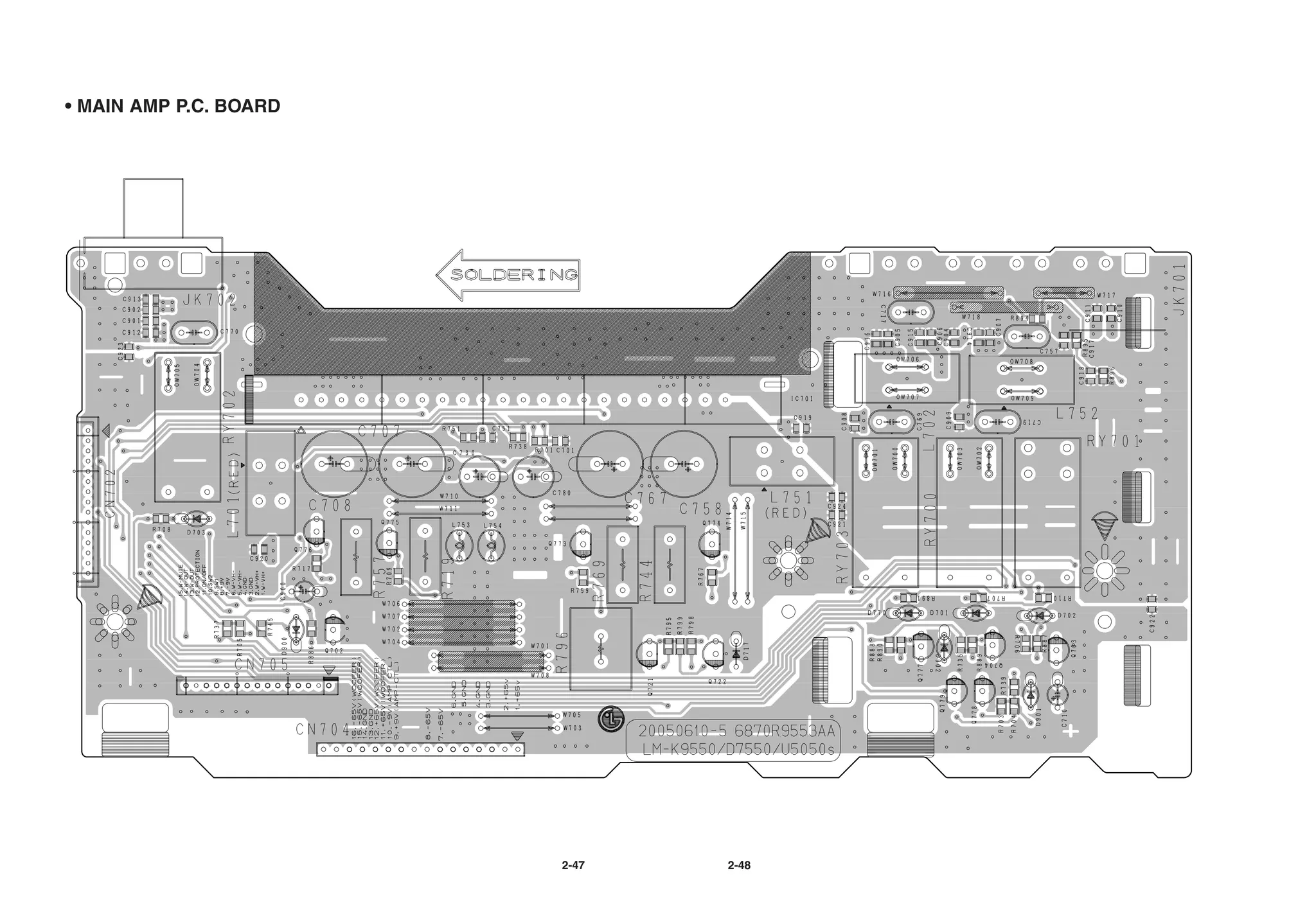 • MAIN AMP P.C. BOARD




                        2-47   2-48
 