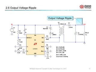 High Voltage Isolation Flyback Converter using LTspice | PPT