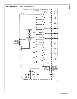 Block Diagram (Showing Simplest Application)
00510404
LM3915
www.national.com7
 