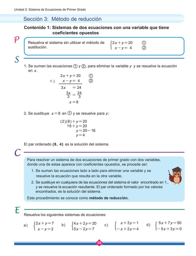 Libro de Texto Matemáticas 8vo Grado - 2019 MINED NICARAGUA | PDF