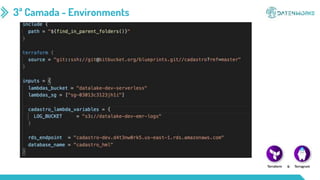3ª Camada - Environments
 