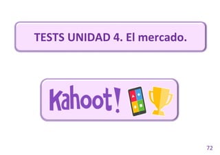 72
TESTS UNIDAD 4. El mercado.
 