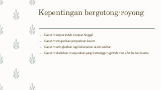 Lmcp1522 Pembangunan Mapan Dalam Islam Amalan Gotong Royong