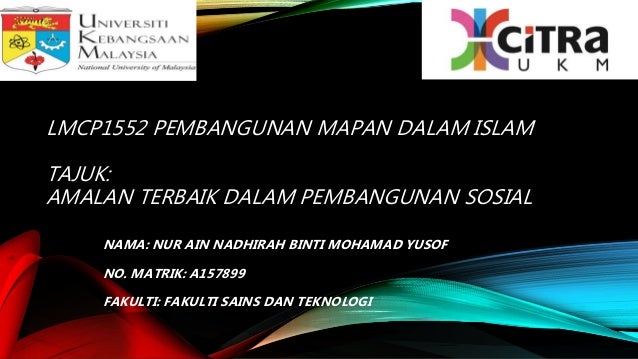 Amalan Terbaik Dalam Pembangunan Sosial
