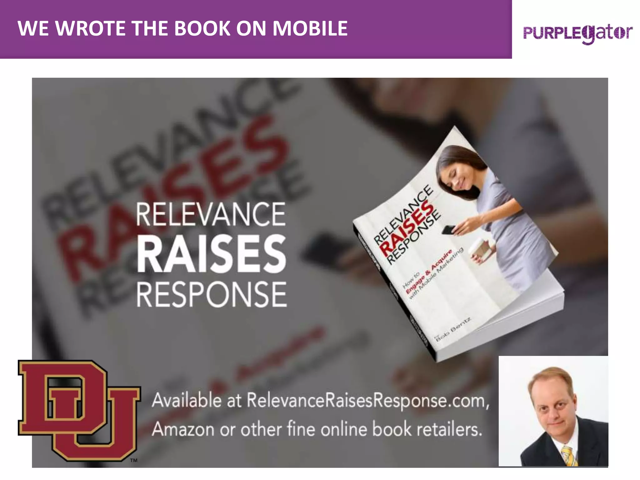 WE WROTE THE BOOK ON MOBILE
 