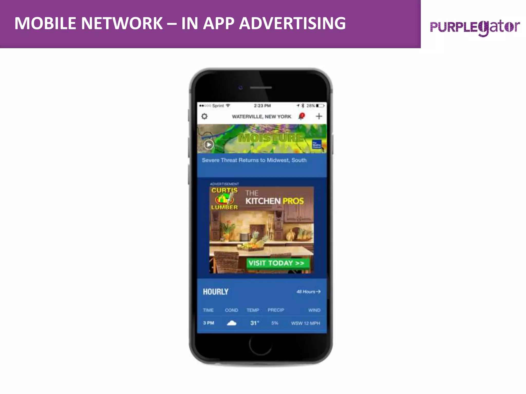 MOBILE NETWORK – IN APP ADVERTISING
 