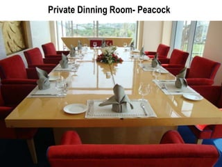 14 elegant function rooms ranging from 441 Sq. ft to 4000 Sq. ft. 