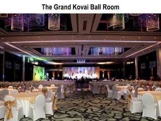  Easily accessible from Airport (3 Kms) and CODISSIA  - Nations biggest exhibition centre. Atrium Lobby