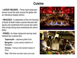  8 Food and Beverage Venues