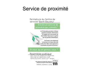 Service de proximité
 