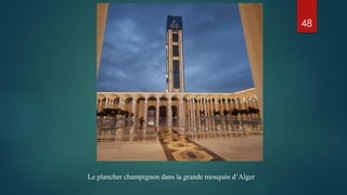 48
Le plancher champignon dans la grande mosquée d’Alger
 