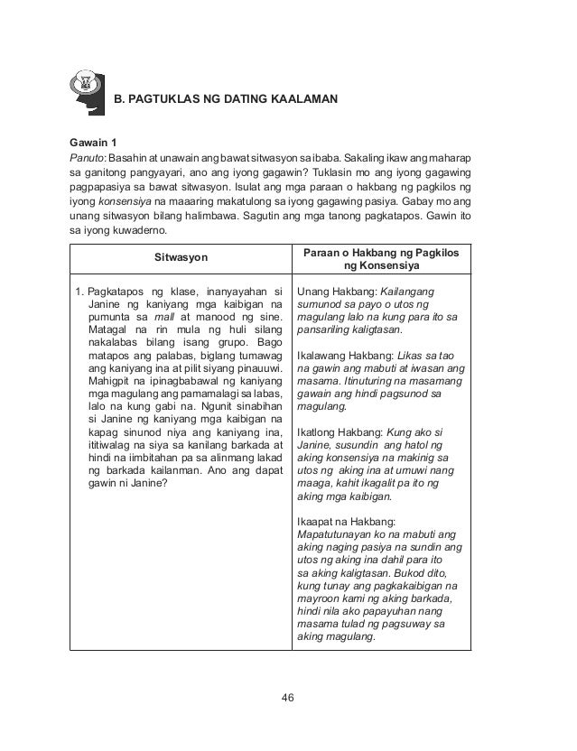 Pagtuklas ng dating kaalaman grade 10 answer