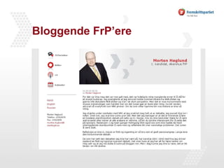 Bloggende FrP’ere 