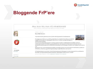 Bloggende FrP’ere 