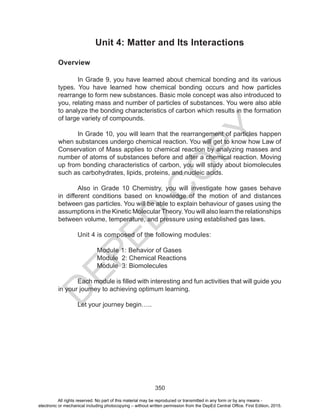 Lmgrade 10 science unit4 | PDF
