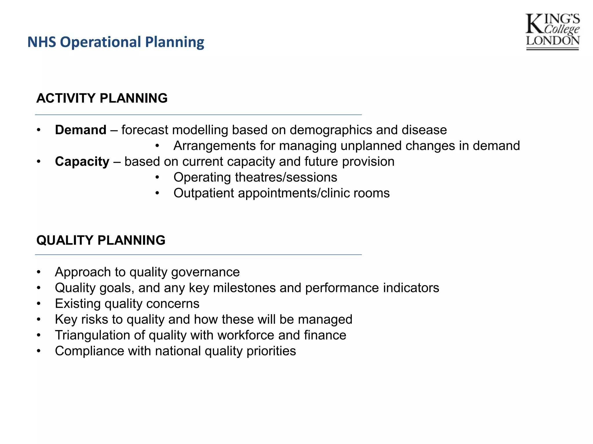 Hospital management and service improvement presentation - low and ...