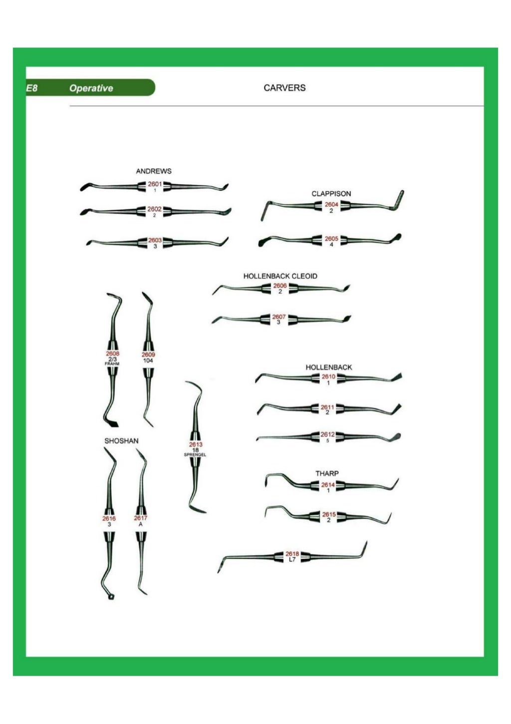 Dental Instruments PDF Catalogue