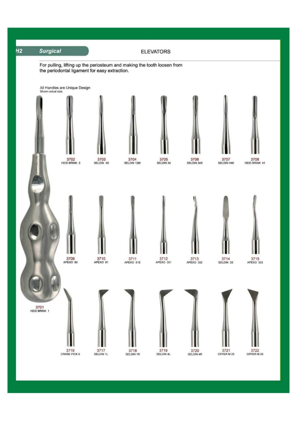 Dental Instruments PDF Catalogue