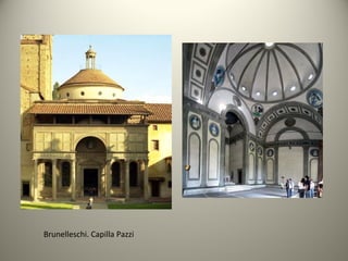 Brunelleschi. Capilla Pazzi