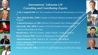 Lifestyle medicine integration | PPT