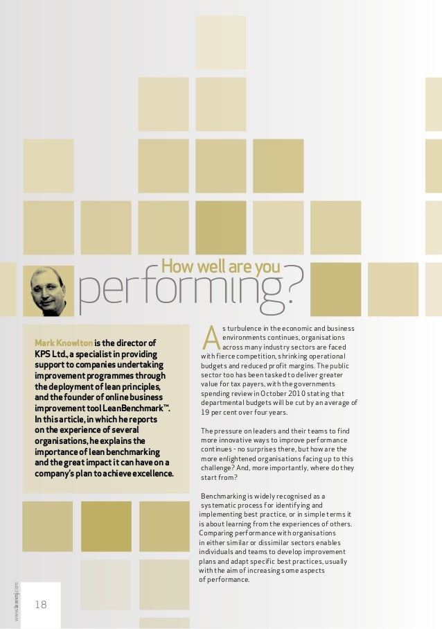 Interclean generic benchmarking essay 07 image