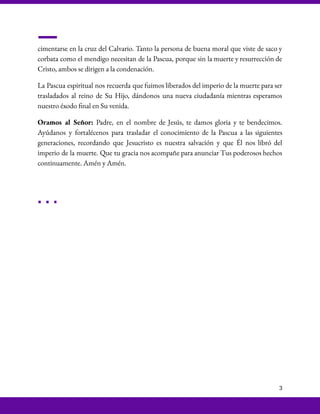 La Pascua y su Significado Espiritual para las Generaciones | PDF
