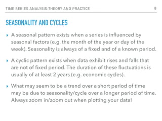 Time Series Analysis: Theory and Practice | PDF