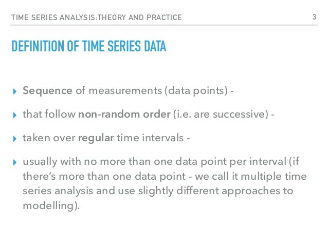 Time Series Analysis Theory And Practice