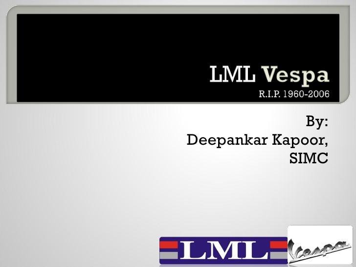 Lml Vespa Brand History