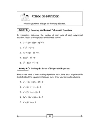 Grade 10 Math Module (1st Quarter) | PDF