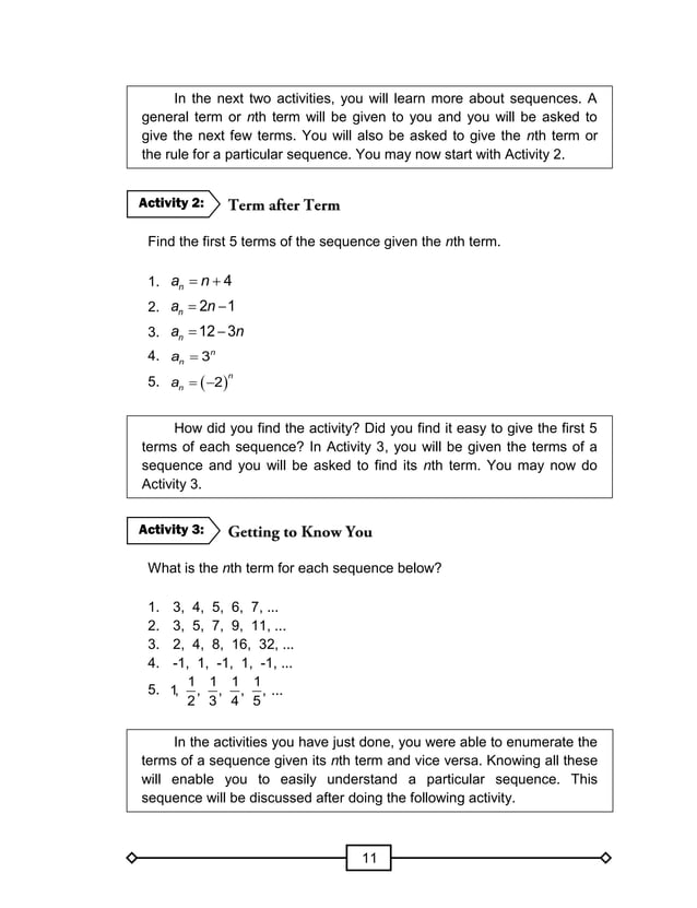 MATH GRADE 10 LEARNER'S MODULE