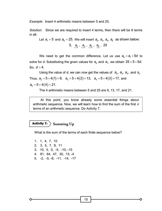 MATH GRADE 10 LEARNER'S MODULE