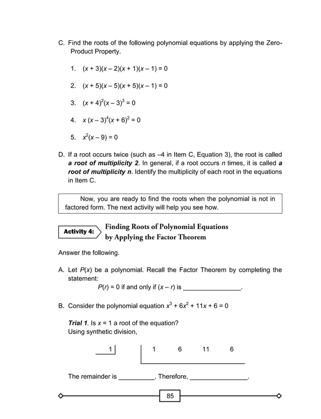 MATH GRADE 10 LEARNER'S MODULE
