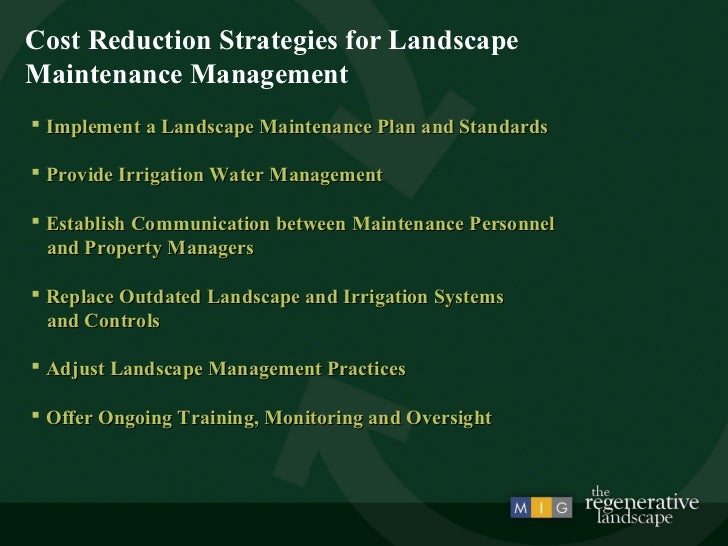 landscape management maintenance