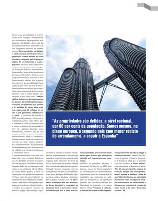 ‡–‘”‘†‡–”²•ž”‡ƒ•‡…‘×‹…ƒ•‡•             portuguesa, para demonstrar que é pos-           e fornecimento de componentes” †‡ˆ‡†‡
                                                                                             sível produzir energia a partir das ondas”         –×‹‘ƒ”‡–‘ †ƒ†‘“—‡“as energias re-
                                                                                             …‡”–‹ˆ‹…ƒ‘†‹”‡…–‘” ƒž”‡ƒ†ƒ ‘•—Ž–ƒ†‘”‹ƒ ‘       nováveis ‘offshore’ se desenvolvem à volta
                                                                                             ƒ˜ †‡•‡˜‘Ž˜‡ ‡•–—†‘• ‡•–”ƒ–±‰‹…‘• ’ƒ”ƒ         de três eixos, que Portugal já definiu como
                                                                                             ‡’”‡•ƒ• ƒ‘ À˜‡Ž –‡…‘Ž×‰‹…‘ ‡ ‡…‘×‹…‘        prioritários – a inovação, a energia, o mar
                                                                                             — ƒ•’‡…–‘ “—‡ ± ‹‰—ƒŽ‡–‡ ‡š’Ž‘”ƒ†‘ ‘         e a exportação. Temos de medir a oportu-
                                                                                             †‡’ƒ”–ƒ‡–‘ †‡  