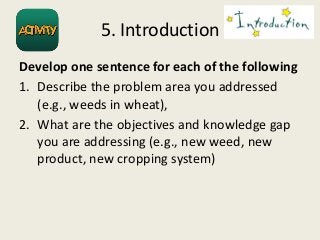 Scientific Writing in Agriculture Handbook | PPTX